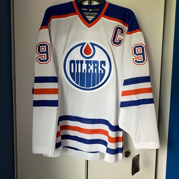 adidas Shirts Authentic Wayne Gretzky Edmonton Oilers Jersey